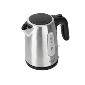 Adler AD1273 Electric Kettle 1L 1200W Stainless Steel Indicator Light Swivel Base Auto Shut-Off (EU PLUG)