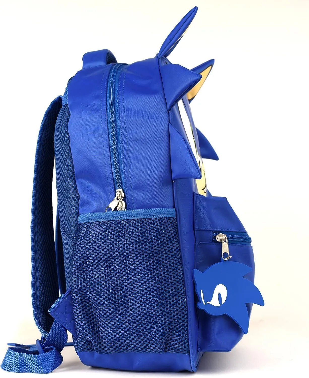 AI ACCESSORY INNOVATIONS Sonic Backpack for Boys & Girls, Bookbag with Adjustable Shoulder Straps & Padded Back,16 Inch Schoolbag with 3D Features