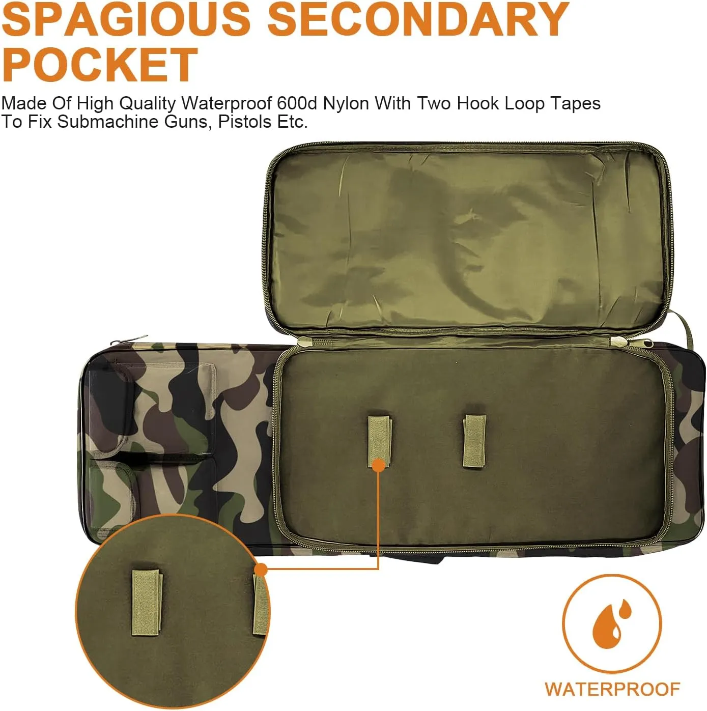 aiGear Rifle Soft Case - 30/36/44 Inch Gun Carry Bag, Padded Shotgun Bag for Hunting and Shooting Range - Ideal for Hunters Law Enforcement Outdoor Enthusiasts