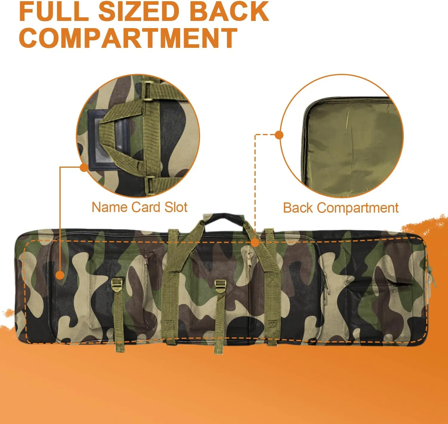 aiGear Rifle Soft Case - 30/36/44 Inch Gun Carry Bag, Padded Shotgun Bag for Hunting and Shooting Range - Ideal for Hunters Law Enforcement Outdoor Enthusiasts
