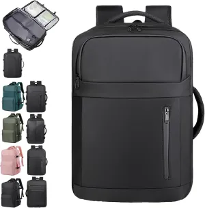 Airback Backpack, Expandable Backpack with Vacuum Compression, Travel Backpack with Vacuum Compression (Type-C)