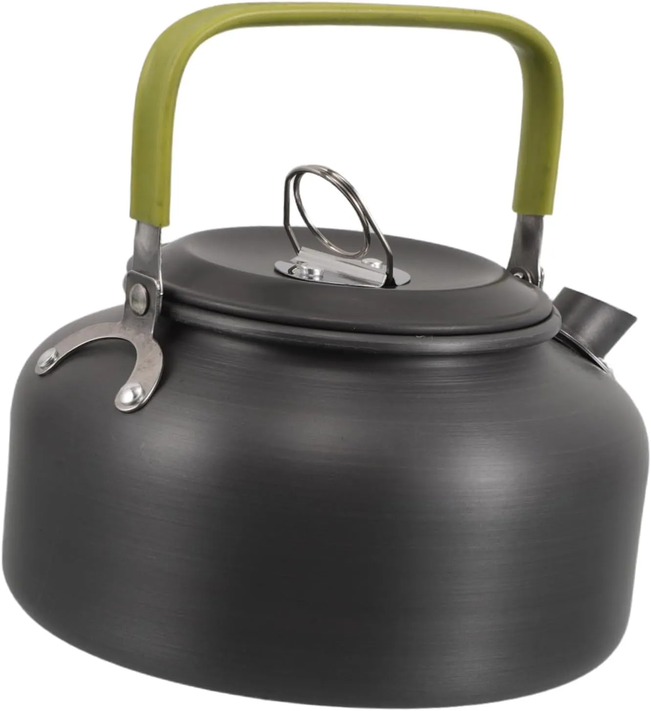 Alasum Portable Outdoor Camping Tea Kettle Quick Boil Aluminum Alloy Coffee Pot for Picnics Travel Efficient Heating Safe Reliable for Hot Beverages Anytime