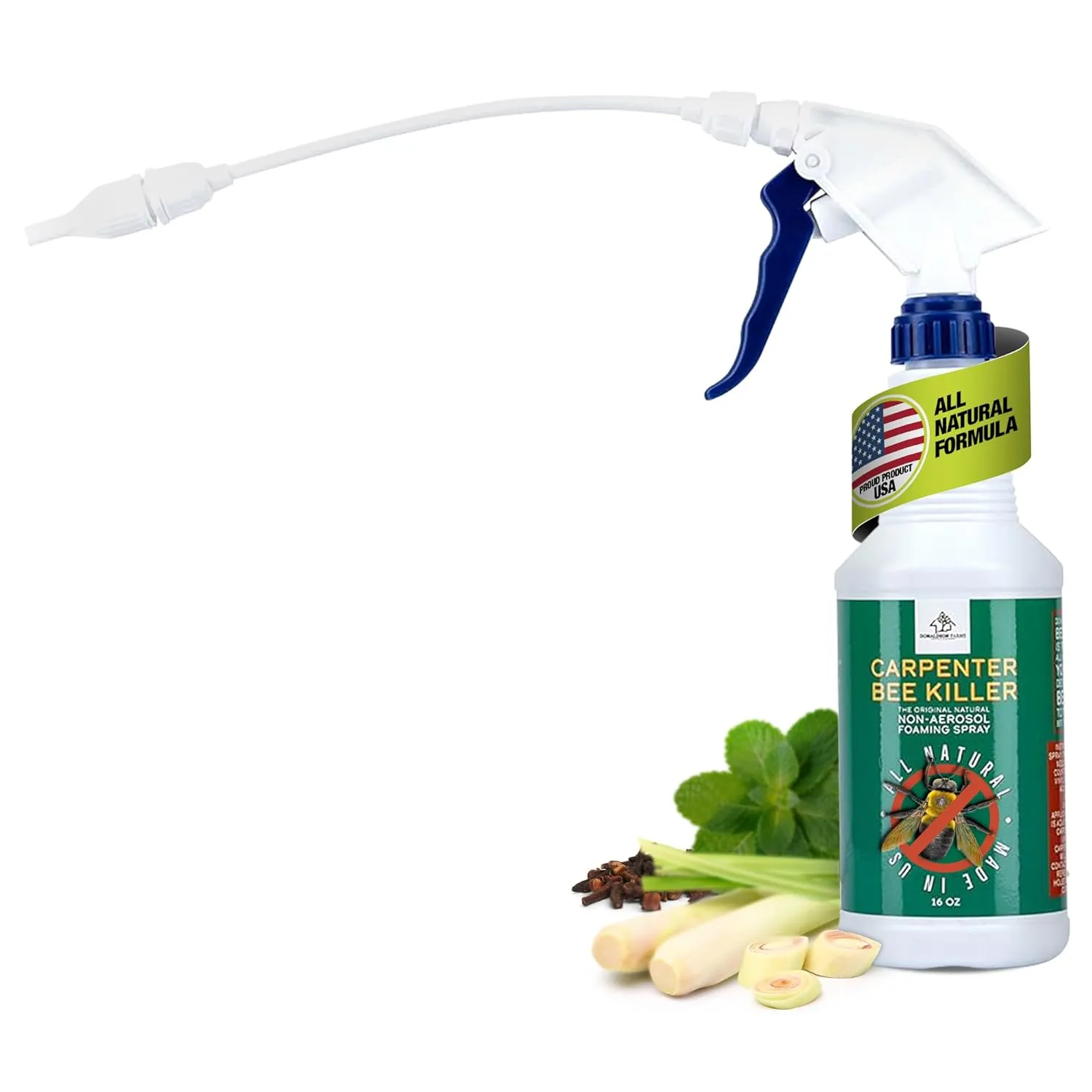 All-Natural Foaming Spray - Carpenter Insect Bee Killer - Reliable Defense for All Kinds of Insects, 16 oz