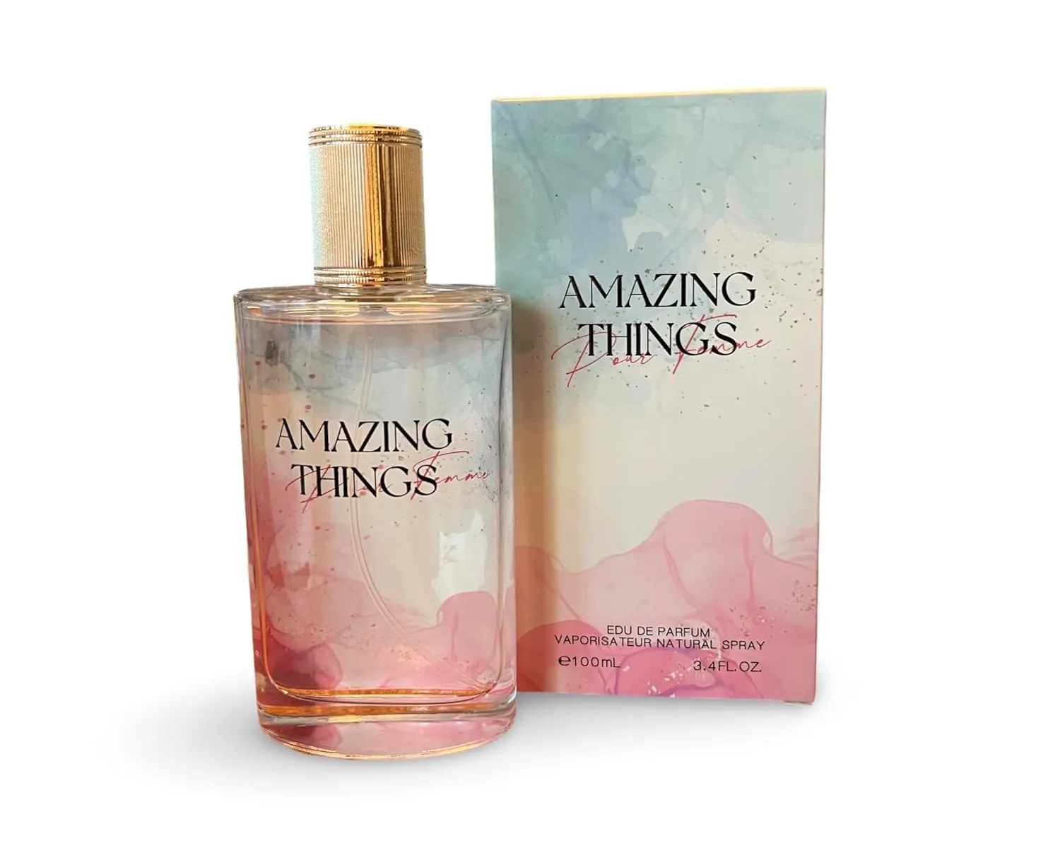Amazing Things Pour Femme Eau de Parfum, Grapefruit, Suede, and Pink Pepper Fragrance, 3.4 FL OZ, 100ml