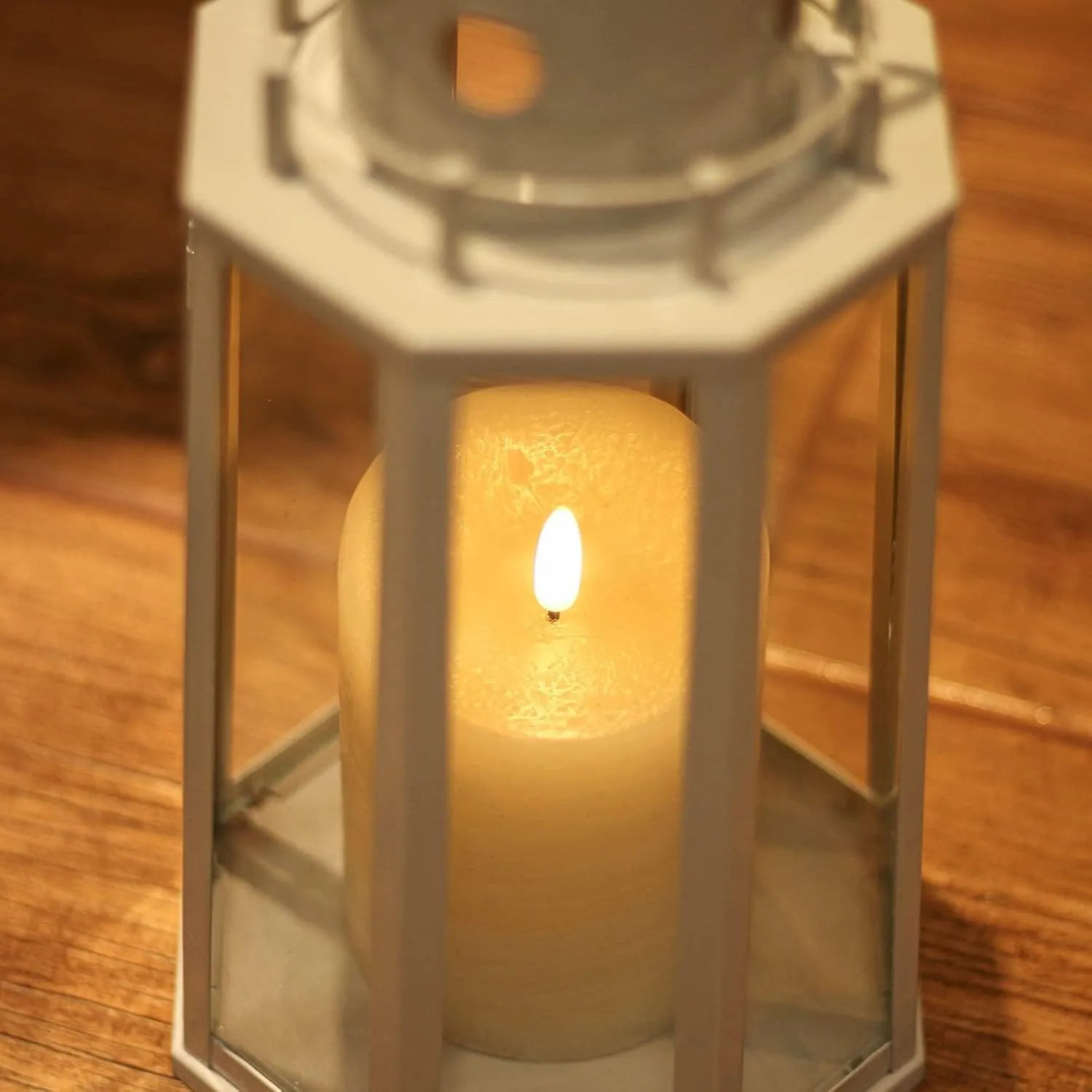 ANGELLOONG Flickering Flameless Candles with Remote, Real Wax Battery Operated LED Fake Candles with Timer, Ivory White for Valentines Wedding Holiday Party Home Decor, Set of 3