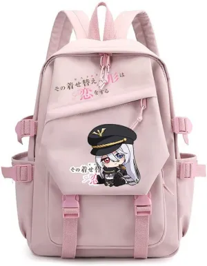 Anime My Dress Up Darling Marin Kitagawa dokidoki Backpack Cosplay Kawaii Backpack For Teens (12)