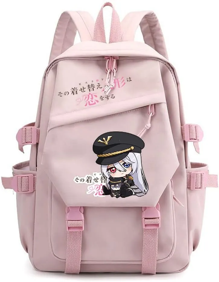 Anime My Dress Up Darling Marin Kitagawa dokidoki Backpack Cosplay Kawaii Backpack For Teens (12)