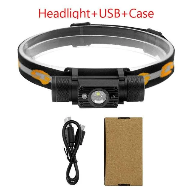 ANYIGE IR sensor Headlamp XM-L2 LED XML T6 Headlight Dimming USB Charging Head Torch Camping Fishing Flash Light 18650 Battery