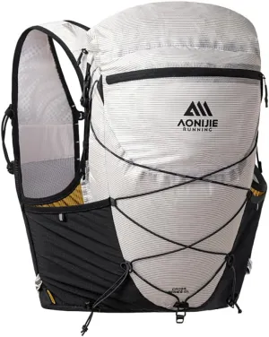 AONIJIE 15L Hydration Backpack Running Vest for Women and Men with 9 Pocket Lightweight Trail Running Backpack Chest Circumference Adjustable for Marathon Race Jogging Cycling
