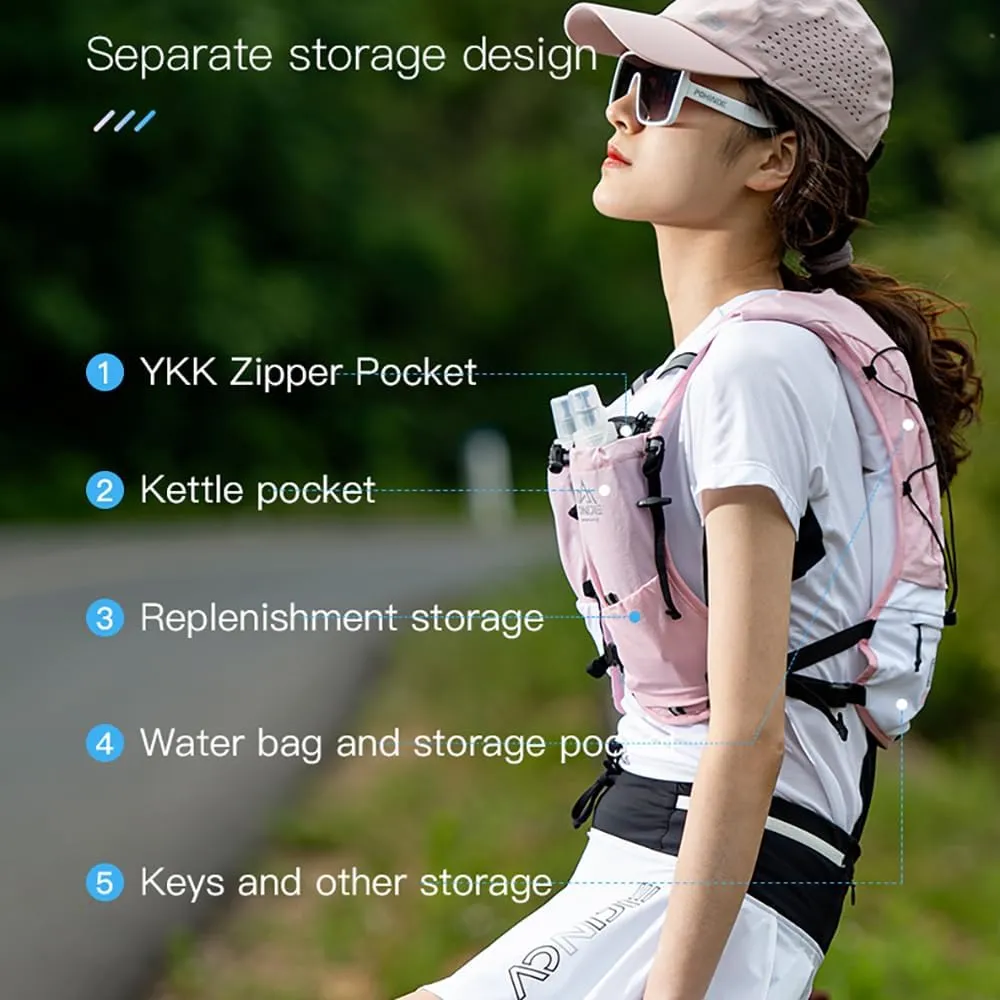AONIJIE Cross Country Running Backpack Cycling Water Bag Bag Breathable Comfortable Marathon Road Running Trail Running Backpacks for Travel, Hiking, Cycling, Camping
