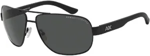 Armani Exchange AX2012S Aviator Sunglasses For Men   BUNDLE with Designer iWear Eyewear Care Kit