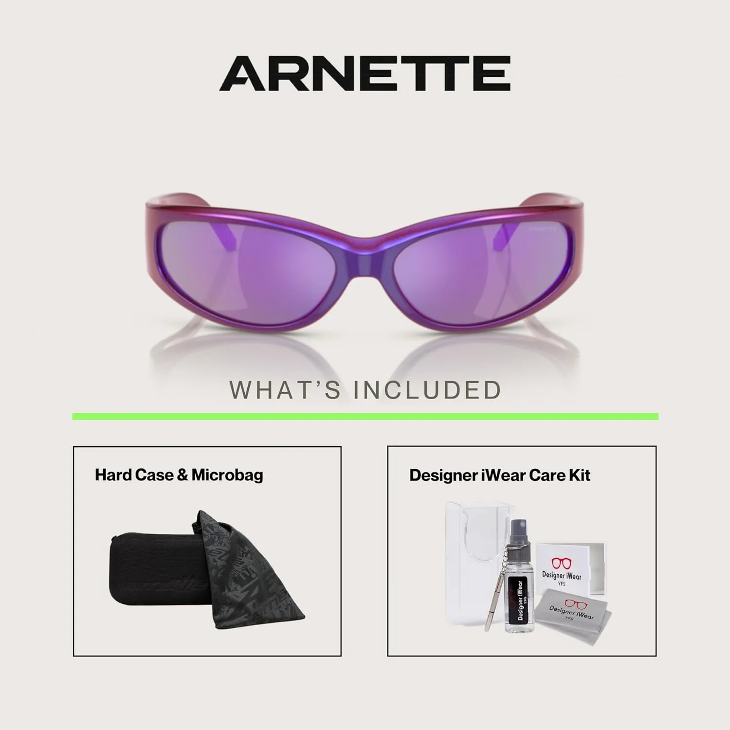 ARNETTE Catfish AN4302 Rectangular Sunglasses for Men for Women   BUNDLE With Designer iWear Complimentary Eyewear Kit