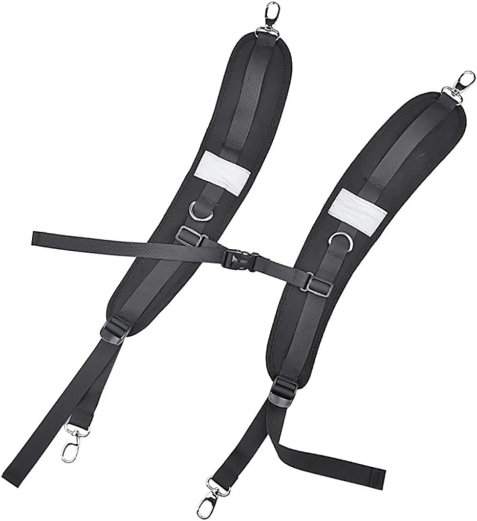 ARTIBETTER 1pair Adjustable Backpack Shoulder Straps Comfortable Pads of Carrying Straps for Outdoor Sports and Fitness Activities