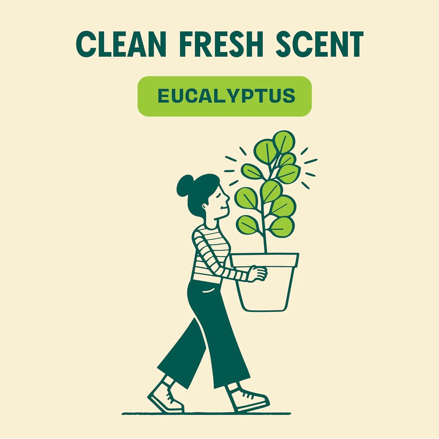 Aunt Fannie's Ultra Concentrated Floor Cleaner Vinegar Wash, Multi-Surface Floor Cleaner For Mopping, Makes 16 Gallons, Eucalyptus Scent, 32 oz. (Pack of 1), Packaging May Vary