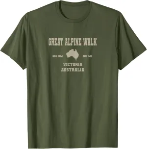Australian Tracks Walks Trails Tramps & Treks T-Shirt