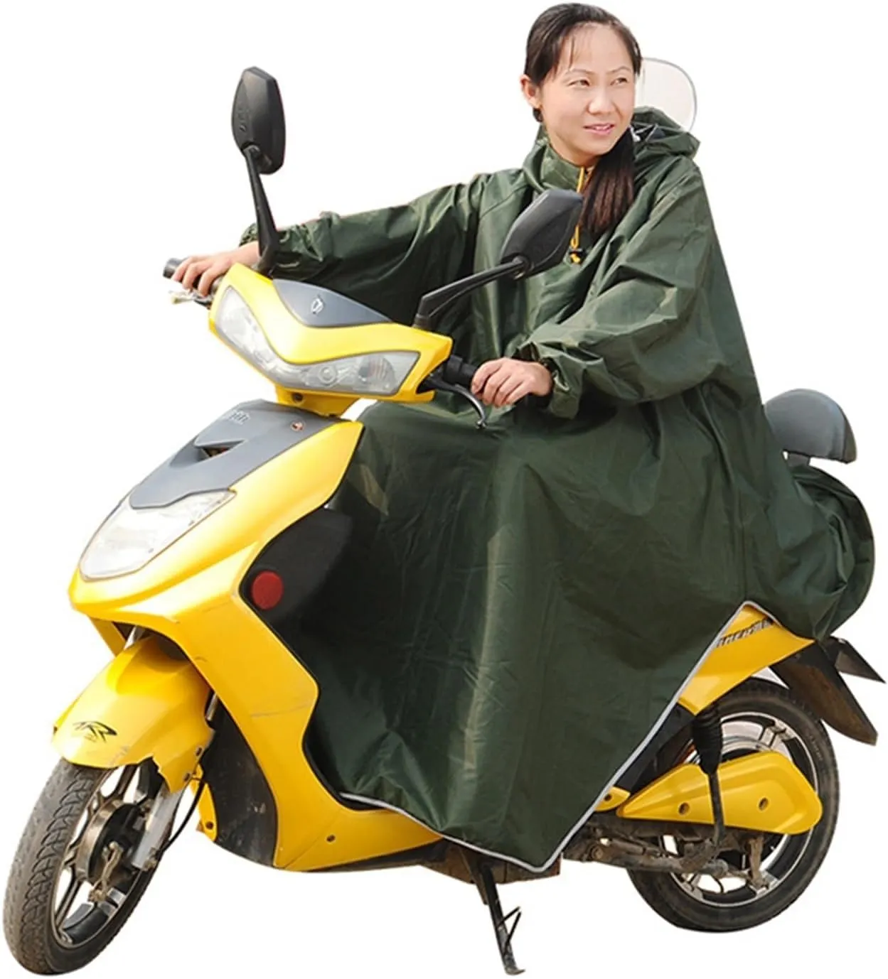 AYGJKIE Lightweight Waterproof Rain Jacket Reusable Ripstop Breathable Multipurpose for Outdoor