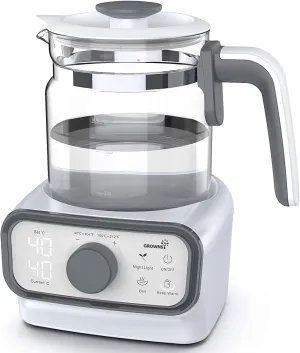 Baby Instant Warmer, Glass Water Boiler with Accurate Temperature Control for Formula, Coffee and Tea, 1.3 Liter Electric Kettle with LCD Display and Timer
