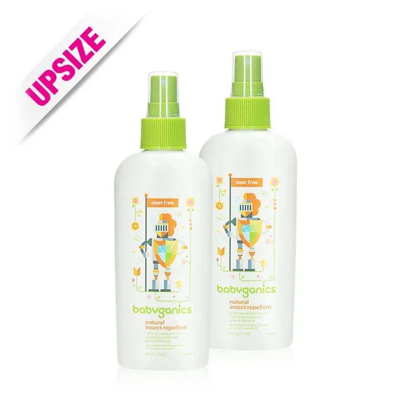 Babyganics Natural Insect Repellent 177mlx2pcs