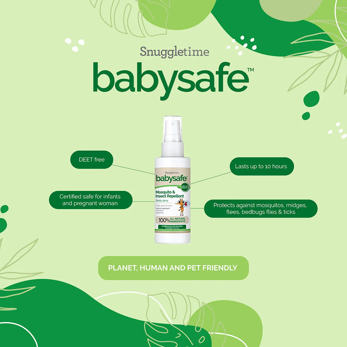 BabySafe Mosquito & Insect Repellent Body Spray - 100ml