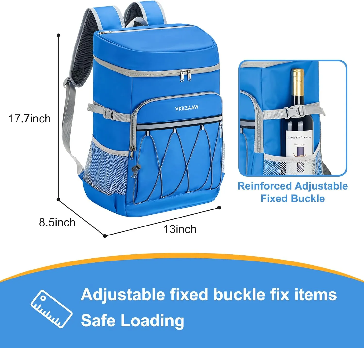Backpack Cooler 42 Cans Insulated Leak Proof, Soft Lightweight Lunch Multifunctional Cooler Backpack Insulated Waterproof for Women Men
