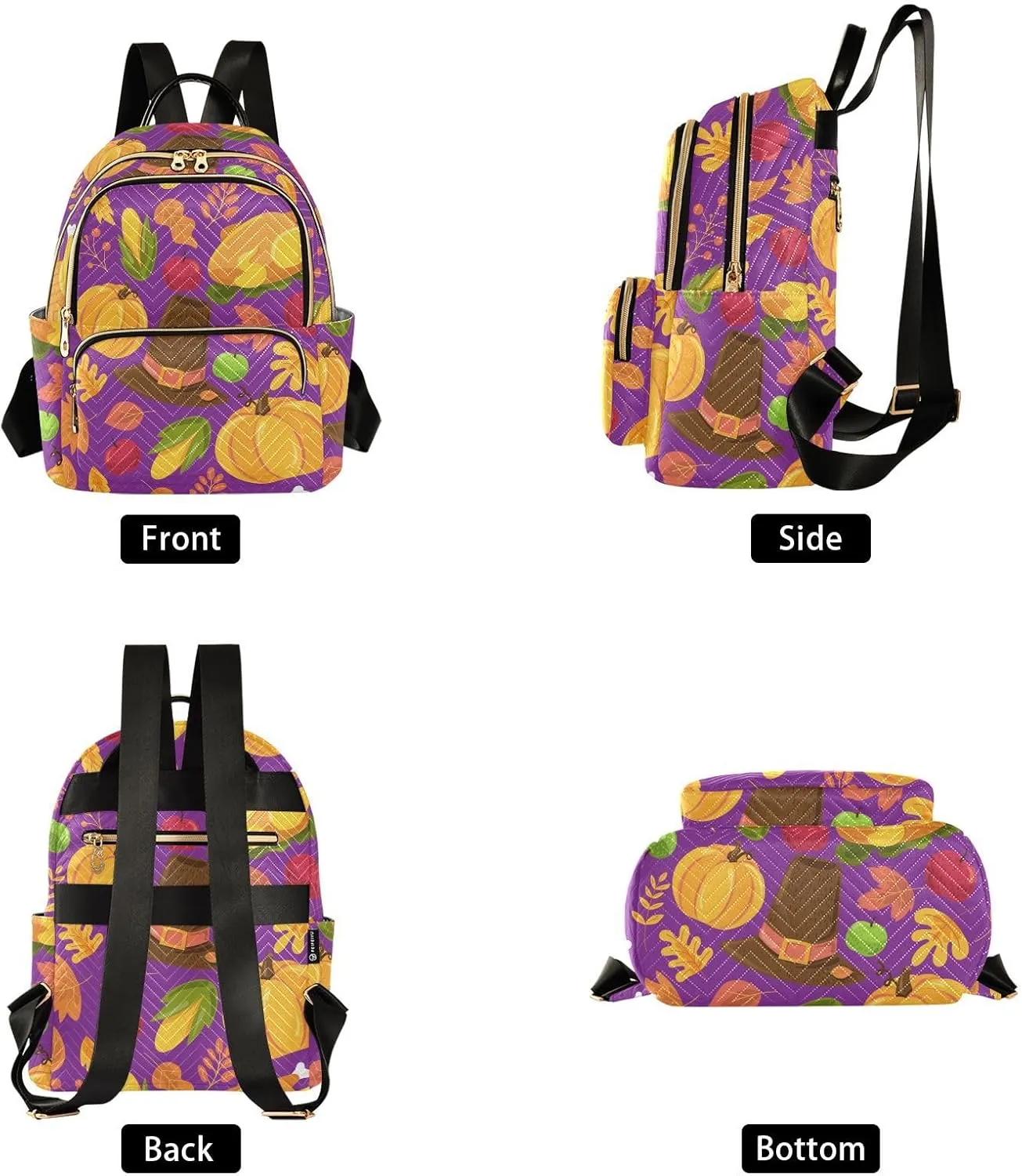Backpack for Women Shoulder Bag Lightweight Mini Backpack Casual Daypack Back Pack for Travel Work Autumn (Small Pattren 10)