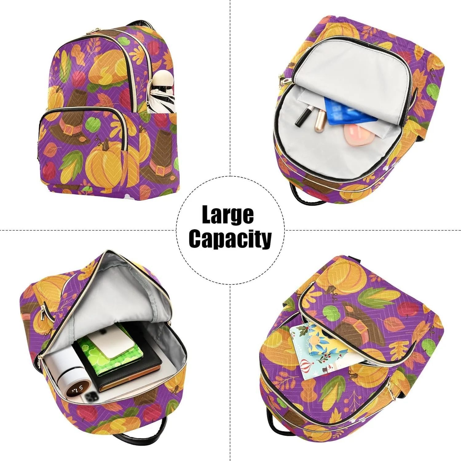 Backpack for Women Shoulder Bag Lightweight Mini Backpack Casual Daypack Back Pack for Travel Work Autumn (Small Pattren 10)