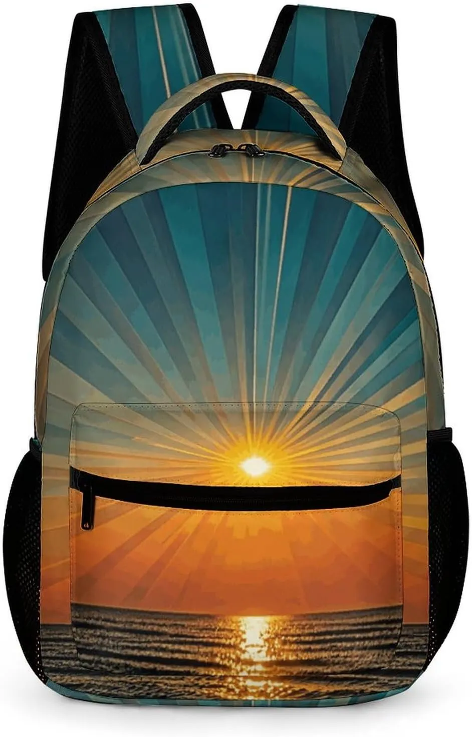 Backpack for Women Small Travel Bag With Sun Rays Carry on Backpack Lightweight Casual Daypack