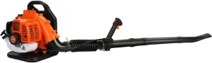 Backpack Leaf Blower - 52CC 2-Stroke Gas Powered, 550CFM High Velocity, Adjustable Nozzle for Lawn, Yard, Snow & Debris Cleaning, Ergonomic Design with Shoulder Straps Orange