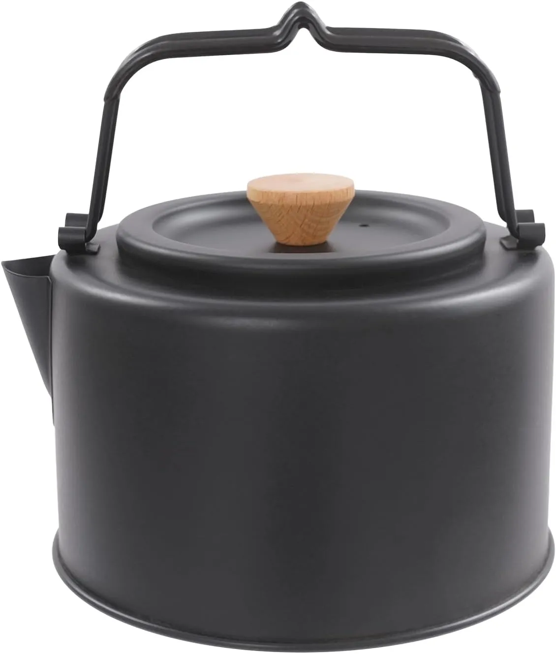 Bacocoo Camping Kettle, Portable Stovetop Tea Kettle Fast Heating Boiling Hot Water for Open Fire Lightweight Coffee Pot with Anti-Scald Handle & Carry Bag for Outdoor Hiking Picnic Travel.