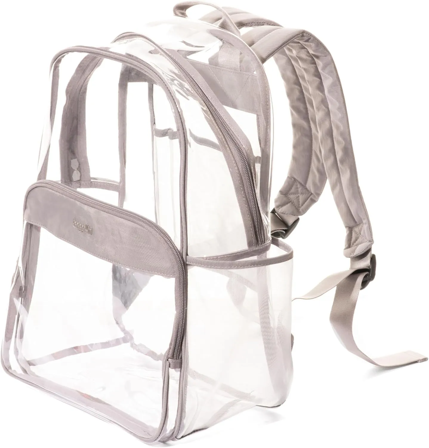 Baggallini Clear Backpack - Lightweight Large 11.5x 15.5x 6 Inch Clear Bag