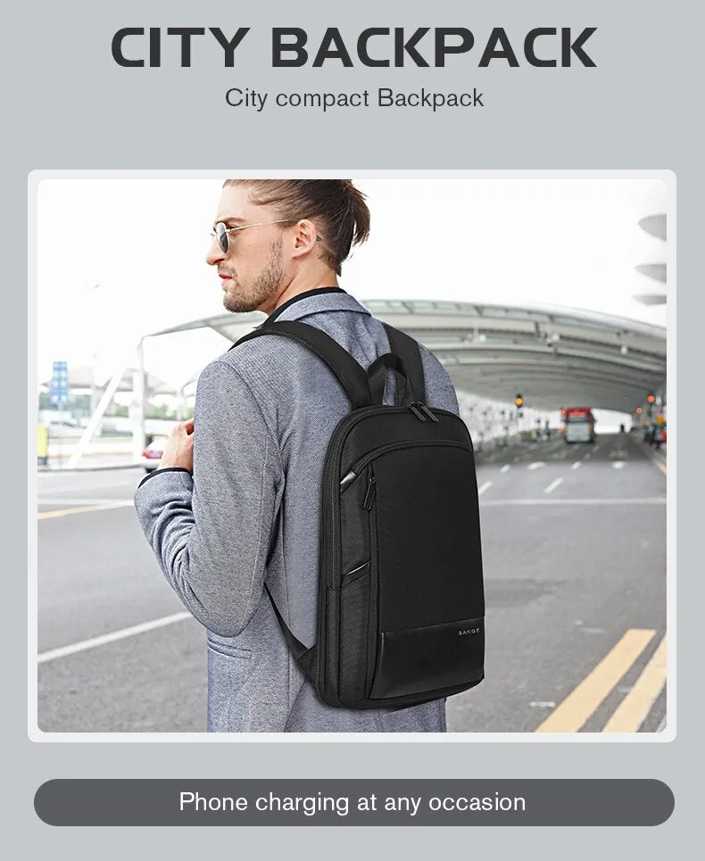 BANGE Anti-Theft Lightweight Laptop Backpack