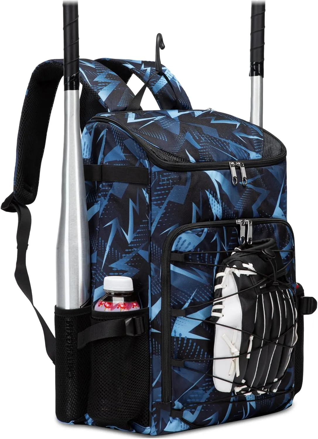Baseball Softball Bag for Kids Boys Girls Ages 6-8 8-12 12-14 Large Youth Bat Bag Backpack with Ventilated Shoe Compartment Baseball Softball Tball Stuff Supplies