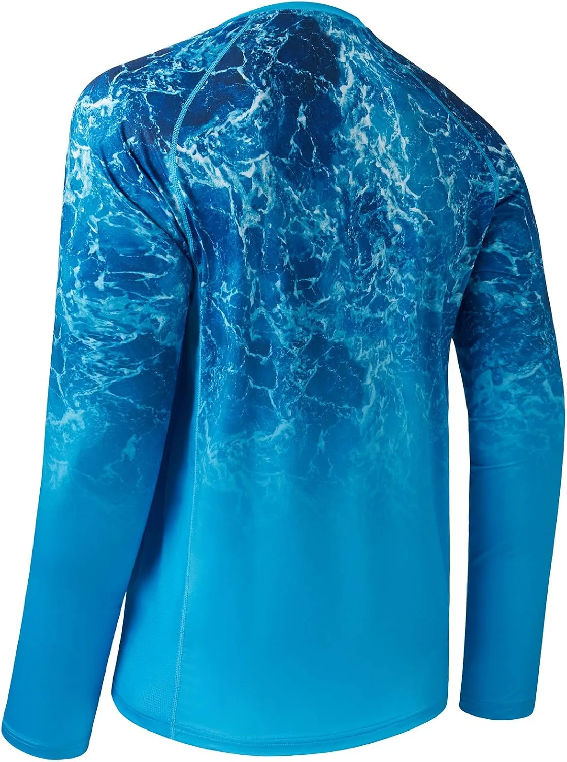 BASSDASH FS14M Men's Camo Gradient Performance Long Sleeve Fishing Shirt UPF50 