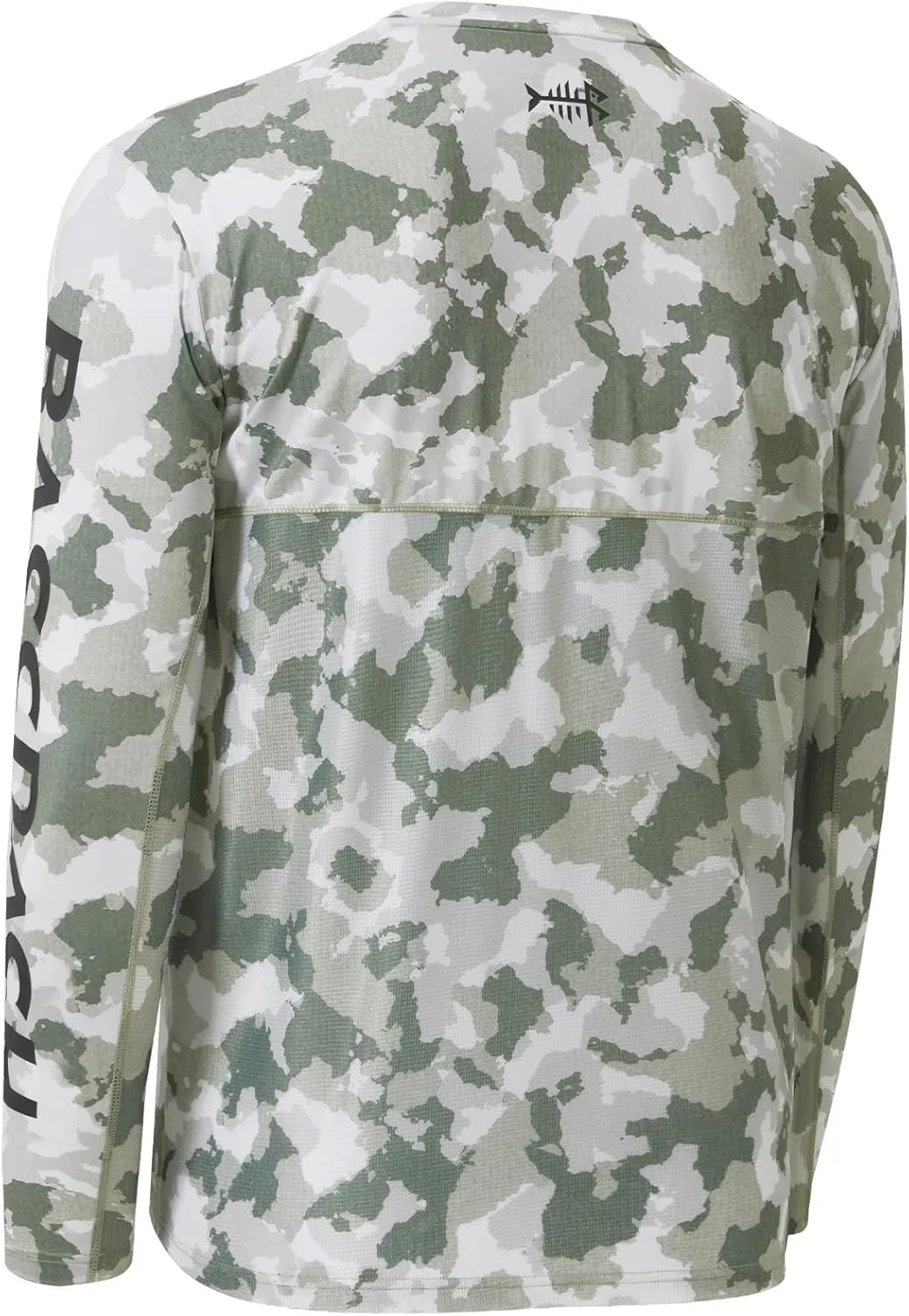 BASSDASH Men’s Camo Fishing Shirts UPF 50  Long Sleeve Quick Dry Lightweight T-Shirts for Outdoor Hiking Kayaking FS37M
