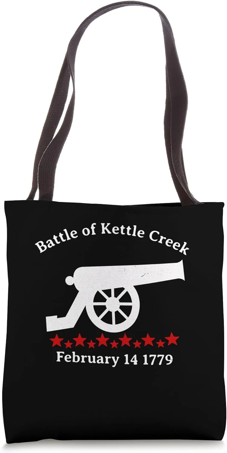 Battle of Kettle Creek Revolutionary War 1779 Reenactor Tote Bag