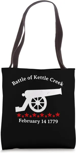 Battle of Kettle Creek Revolutionary War 1779 Reenactor Tote Bag