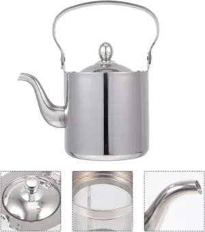 BESPORTBLE 2 Pcs Large Capacity Stove Kettle Electric Induction Tea Kettle for Camping Outdoor Stainless Steel Teapot