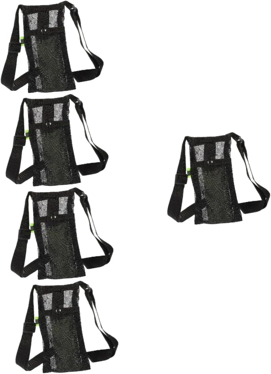 BESPORTBLE 5pcs Bottle Carrier for Running Insulated Water Bottle Holder Kettle Mesh Bag Portable Water Sleeve Travel Kettle Pouch Bag