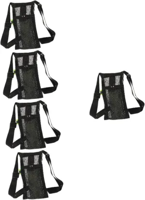 BESPORTBLE 5pcs Bottle Carrier for Running Insulated Water Bottle Holder Kettle Mesh Bag Portable Water Sleeve Travel Kettle Pouch Bag