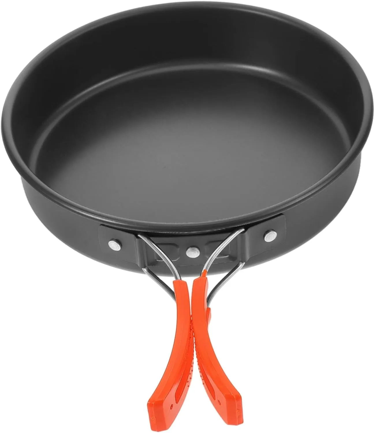 BESPORTBLE Camping Cooking Utensil Portable Picnic Pot Lightweight Aluminum Nonstick Coating for Outdoor Adventures