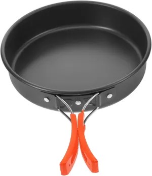 BESPORTBLE Camping Cooking Utensil Portable Picnic Pot Lightweight Aluminum Nonstick Coating for Outdoor Adventures