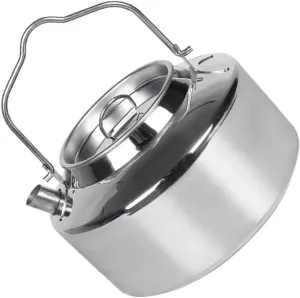 BESPORTBLE Outdoor Stainless Steel Kettle for Camping Multi Function Water Pot for Stovetop for Boiling Water Making Tea Outdoor Accessories for Hiking and Picnics