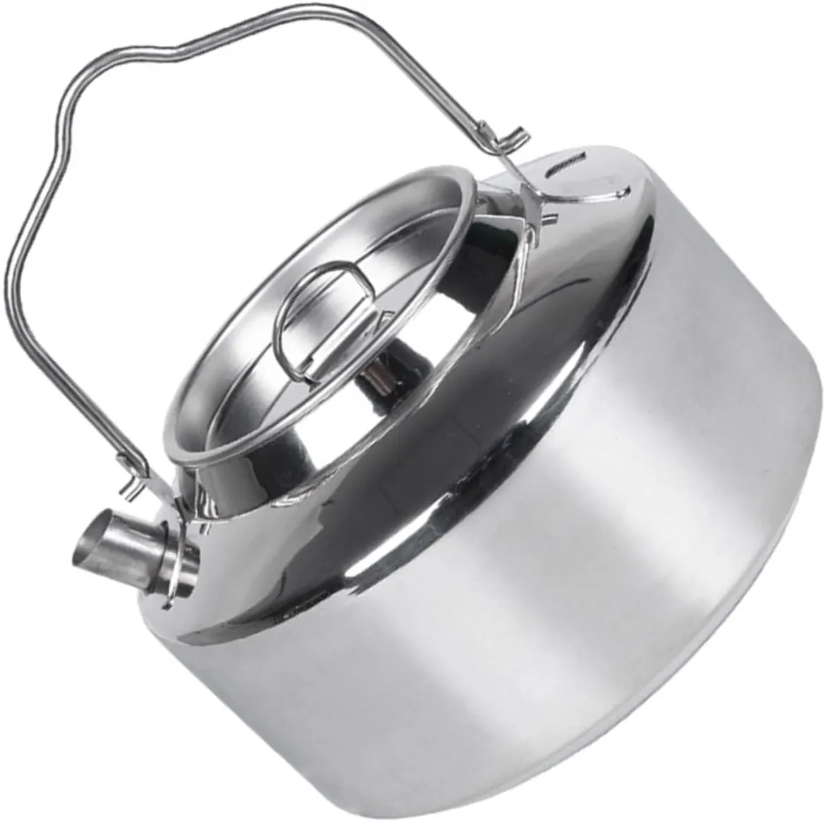 BESPORTBLE Outdoor Stainless Steel Kettle for Camping Multi Function Water Pot for Stovetop for Boiling Water Making Tea Outdoor Accessories for Hiking and Picnics