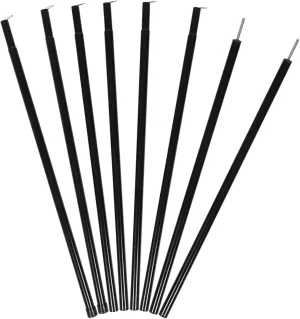 BESPORTBLE Outdoor Tent Pole Kit 8pcs Tarp Poles Camping Tent Accessories High Strength Iron Material for Durability