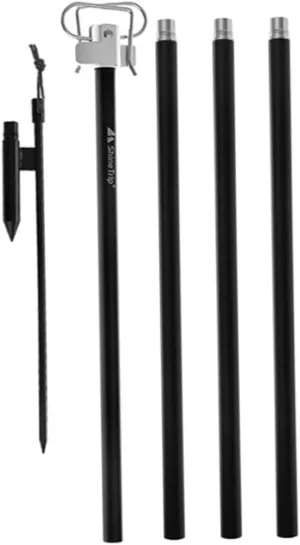BESPORTBLE Portable Camping Lamp Pole Aluminum Alloy Lantern Stand Sturdy and Lightweight Tent Hanging Rack