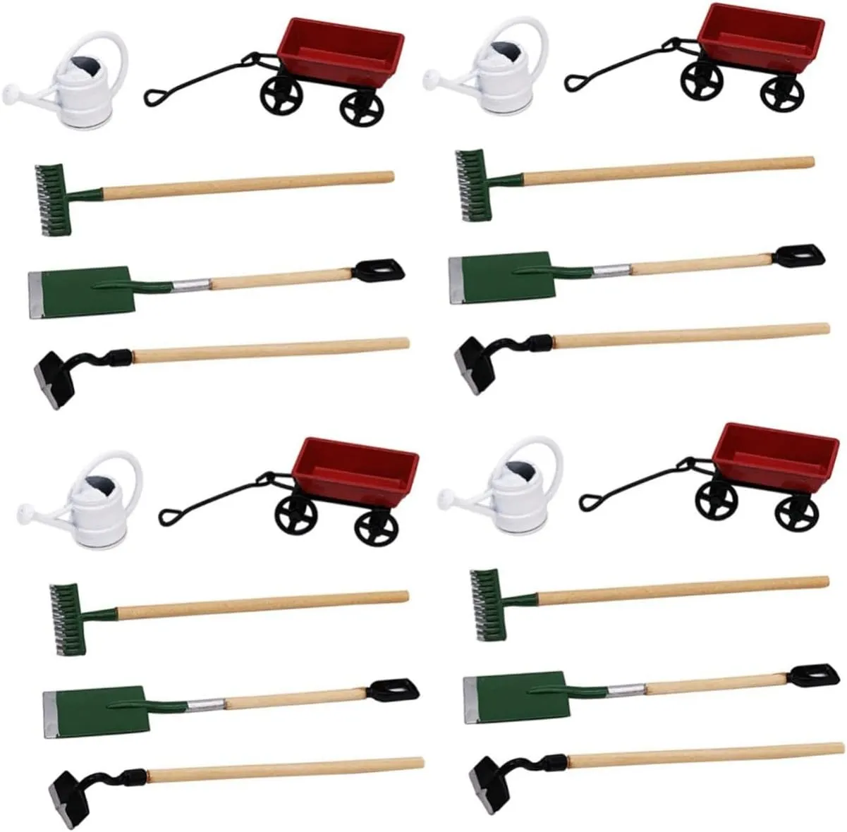 BESTonZON 5 Sets Mini House Garden Accessory Dollhouse Decor and Mini Gardening Tool for Creative Miniature Garden Scene Decoration