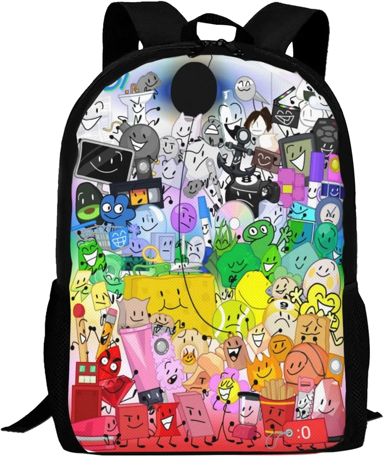 Bfdi-Battle for Dream-Island Backpack,3d Print Laptop Backpack Lightweight Casual Daypack Bookbag 16.5 In, 17 Inch