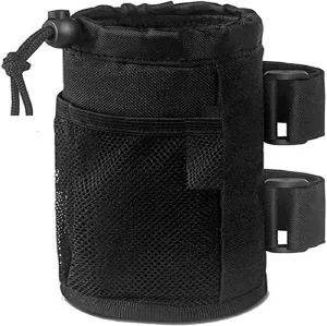 Bicycle Kettle Holder Bike Bottle Holder Cycling Handlebar Storage Bag Bottle Pouch Outdoor Camping Bike Coffee Cup Mount Locomotive Insulated Cup Holder