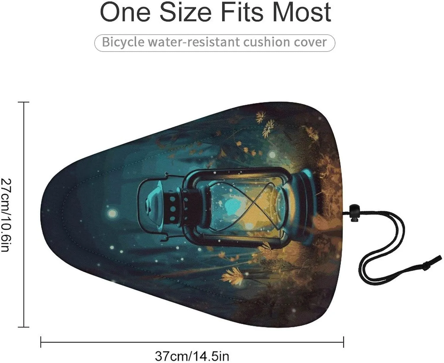Bike Seat Cushion Comfort Washable Bike Seat Cover Watercolor Monstera Pattern Waterproof Bicycle Seat Covers Outdoor and Indoor Cycling