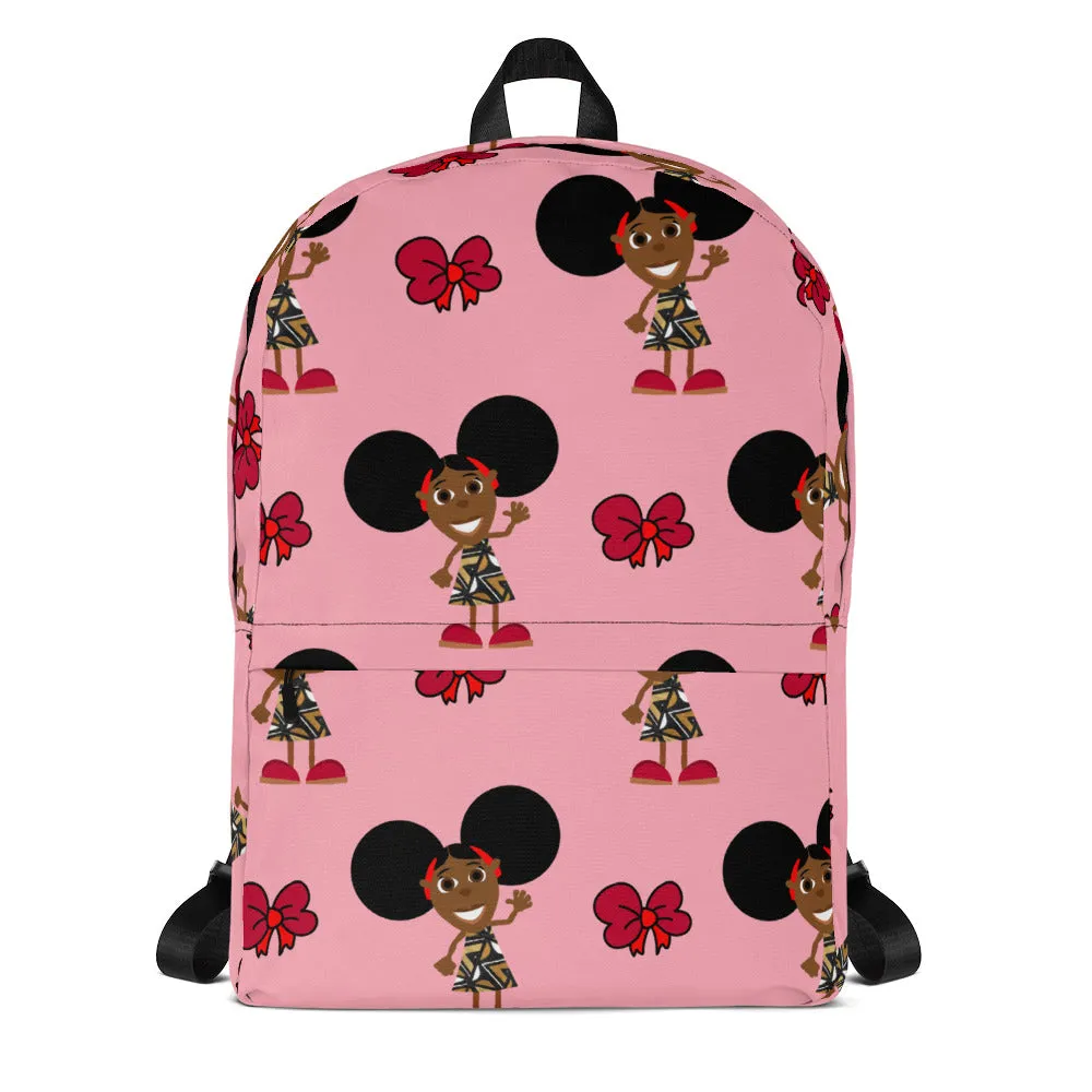 Bino and Fino 'Fino Pink Flower ' Backpack